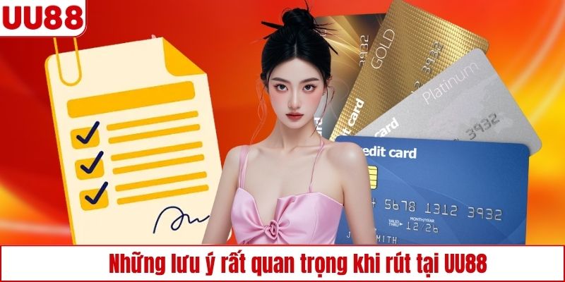 Bỏ túi những lưu ý quan trọng khi rút tiền UU88