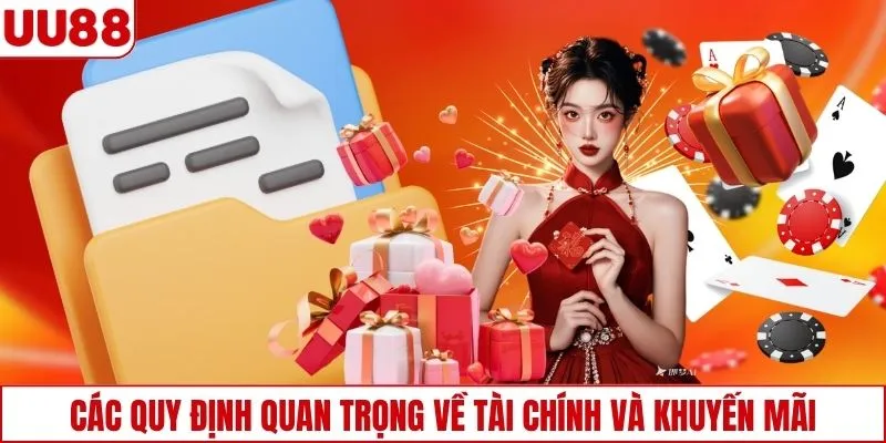 Các quy định quan trọng về tài chính
