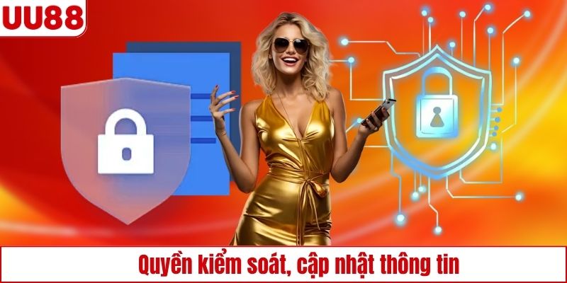 Người chơi cần nắm về quyền cập nhật thông tin