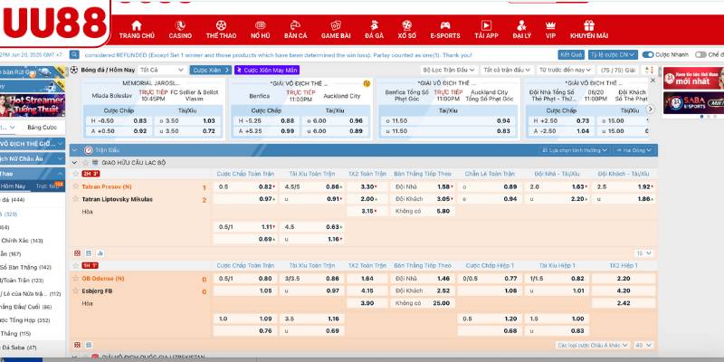 Tìm hiểu khái quát về Saba Sports tại UU88